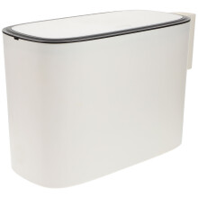 Small Trashcan Household Item In White 1Set