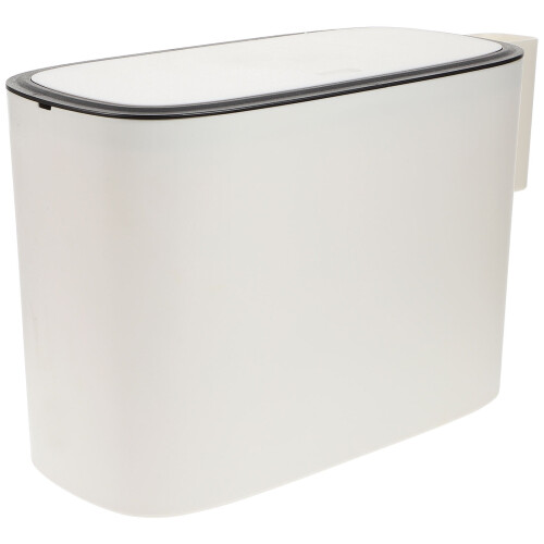Small Trashcan Household Item In White 1Set