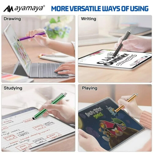 20-Pack Stylus Pens for iPhone, iPad, Android, Samsung Galaxy—Compatible with All Capacitive Touch Screens 1