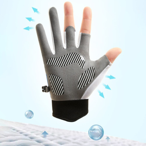 Cycling Gloves Sunscreen Ultra-Thin Three-and-a-Half-Finger 2