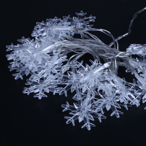 YiFudd snowflake string lights 80LED 10m 2