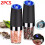 2 Pack Gravity Electric Salt and Pepper Grinder Mill Shaker Adjustable Automatic 1