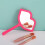7Pcs Portable Makeup Mirrors Small Handheld Mirrors Versatile Travel Accessory 6