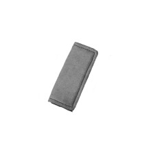 Suede Car Grab Handle Cover Gray 1 PC