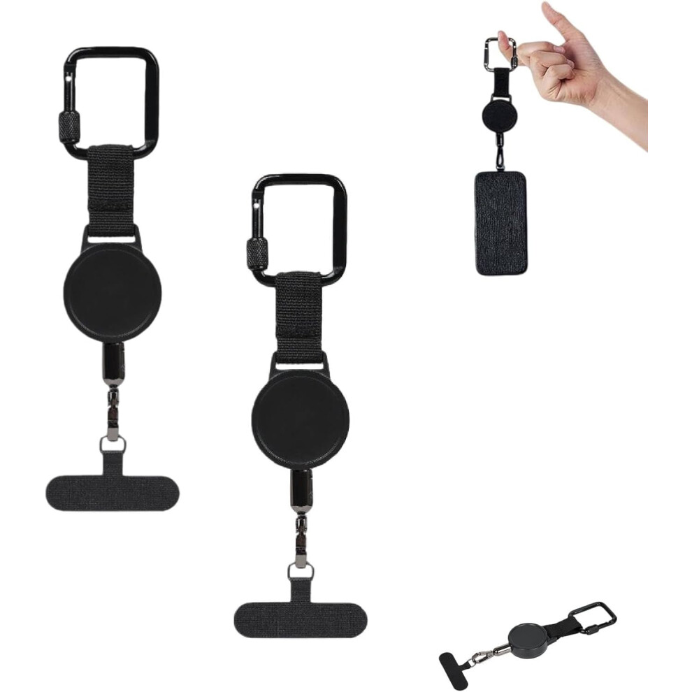 Outdoor Anti-Theft Retractable Phone Lanyard With Locking Carabiner | Compatible With Most Phones 9152228765986