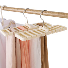 Étagère suspendue WHAMVOX en ABS et fer beige, solution gain de place, 31,75 x 21,10 x 120 cm