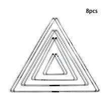 Conjunto de 8 aros de arame para guirlanda, na cor verde, ideais para decoração de casamentos, Ano Novo, Dia dos Namorados e Natal.