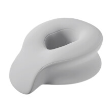 Face Down Prone Pillow Travel Comfortable Washable Cover Table Neck Head Cushion Grey