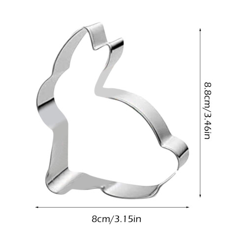 Stainless Steel Cookie Cutter C Rabbit 2