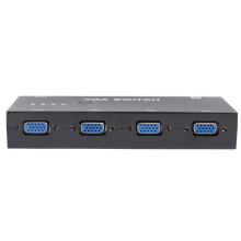 VGA selector 4 in 1 out 4-port black