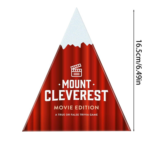 Cleverest True or False Trivia Game 2 Pieces Red 1