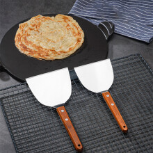 XiYing nerezová špachtle na pizzu, víceúčelový kuchyňský nástroj pro obracení steaků, palačinek a dortů, 9,17 x 4,06 palce, 1 kus