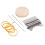 Darning Loom Weaving Tool Kit Small Hand Craft Kit with 14 Hooks & 1 Needle 9