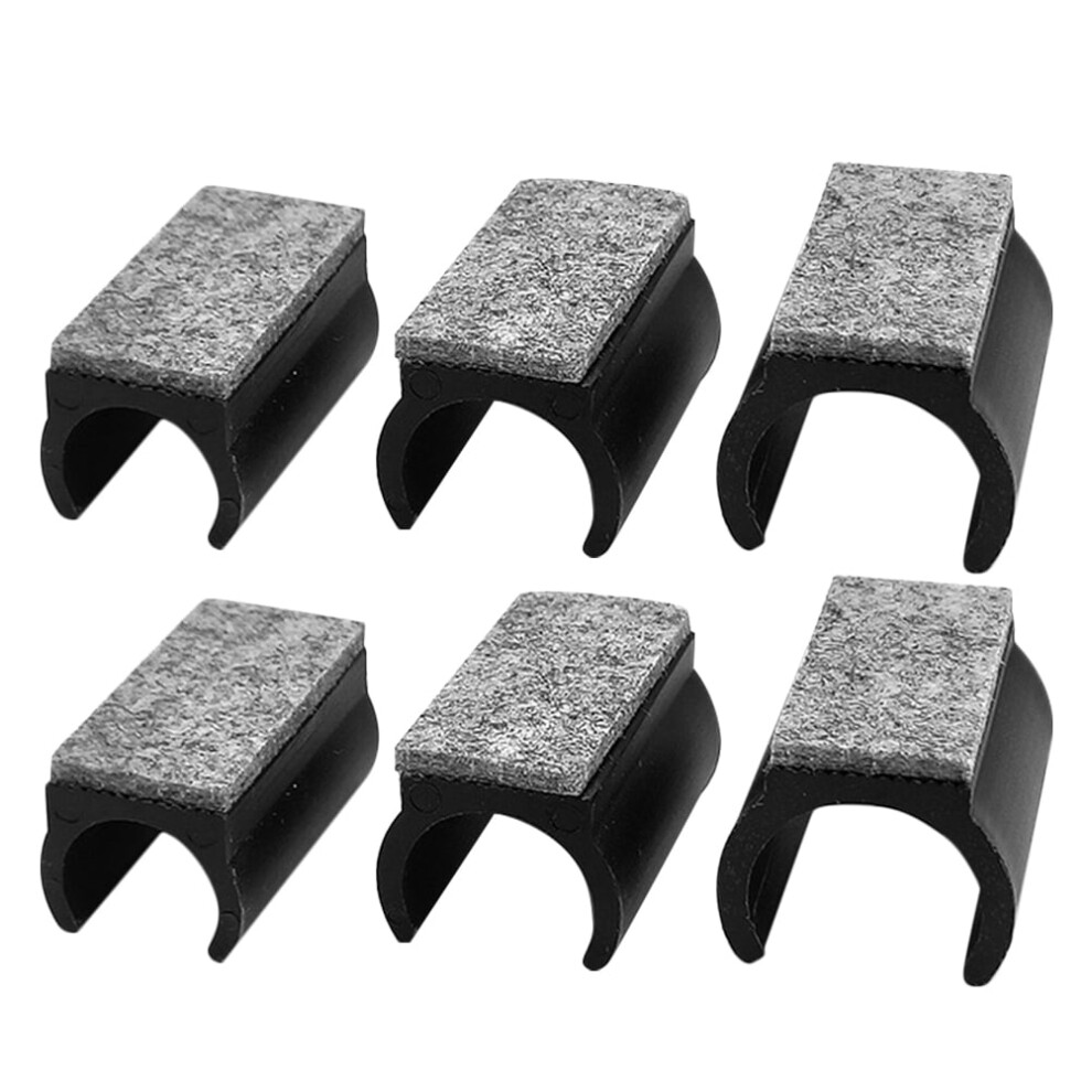 6Pcs Chair Leg Caps U-Shaped Tube Sleeve Tube Clamp Floor Protectors Chair Foot Pads 9152228766891