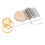 Darning Loom Weaving Tool Kit Small Hand Craft Kit with 14 Hooks & 1 Needle 11