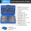 50Pcs Extra-Long Magnetic Screwdriver Bit Set with Storage Case – Hex, Star, Philips, Square, Spanner Bits, compatible with Philips Square Spanner 6
