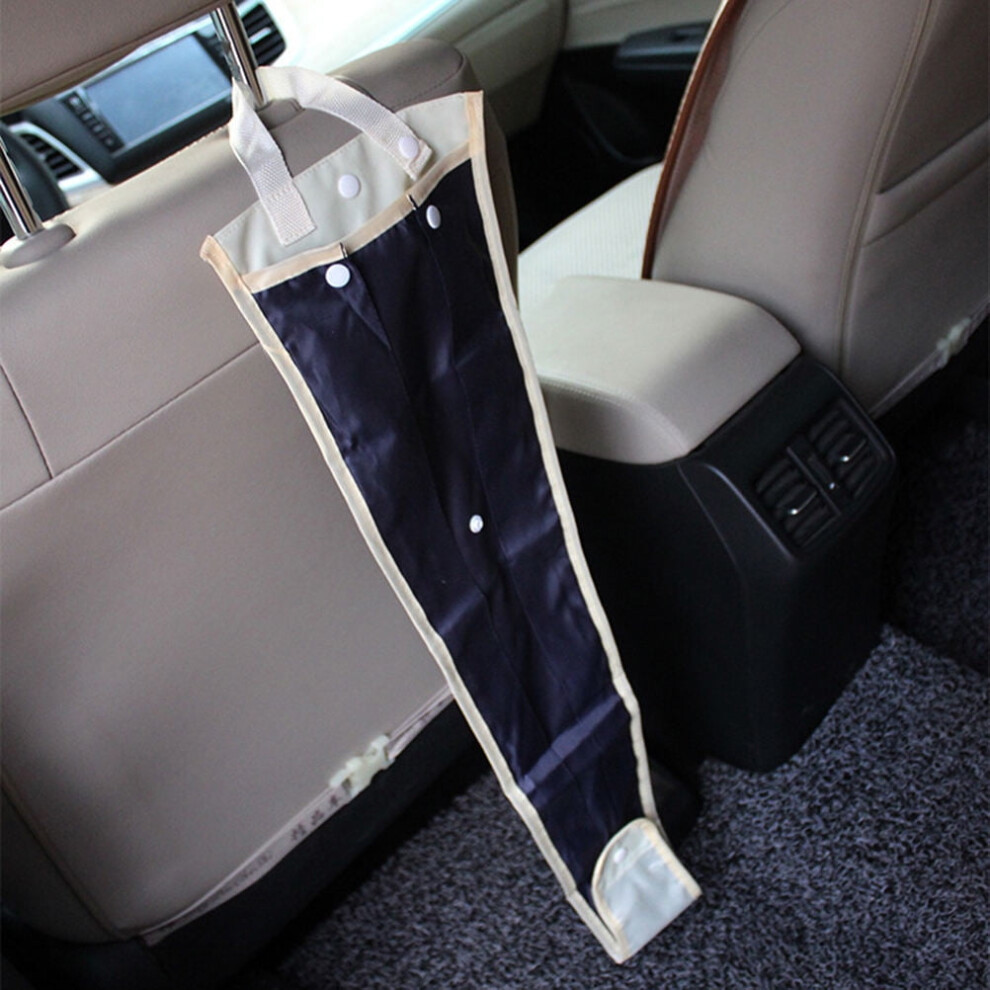 1Pack Rectangular Waterproof Car Seat Back Organizer For Car Owners To Store Items While Travelling Blue 9152228766815
