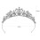 (Silver) Strasskrone Damen: Party & Cosplay Accessoire 4