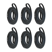Lot de 6 courroies de tambour de sèche-linge universelles de rechange pour les principales marques. Installation facile, longue durée de vie.