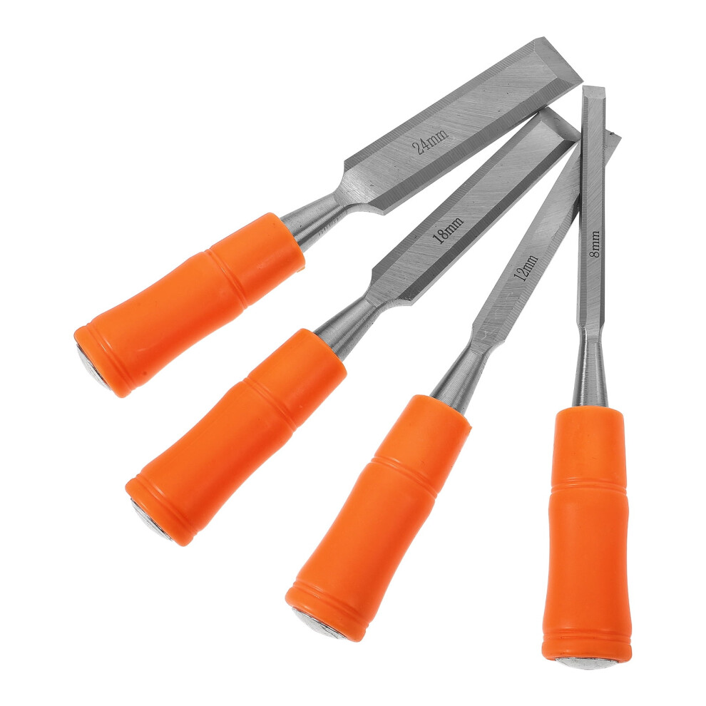 Frcolor Cold Chisel Set For Woodworking And Masonry 4 Pcs 9101399852575