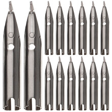 20Pcs Metal Calligraphy Nibs 0.38mm Replacement Pens
