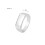 Mænd Kvinder Rustfrit Stål Firkantet Signet Enkel Bryllups Statement Ring-Form B-Sort-10 2
