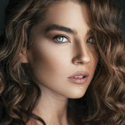 Καρφιά Labret από ανοξείδωτο ατσάλι 16G, σχήμα καρδιάς CZ, τρύπημα χειλιών Labret, τρύπημα 1