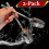 2 Pack Stainless Steel Teaspoons 19cm 1