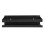 1Set Kitchen Spice Rack Black Rectangular 11.4X4.1X2.2in 304 Stainless Steel Wall Mounted Storage 3