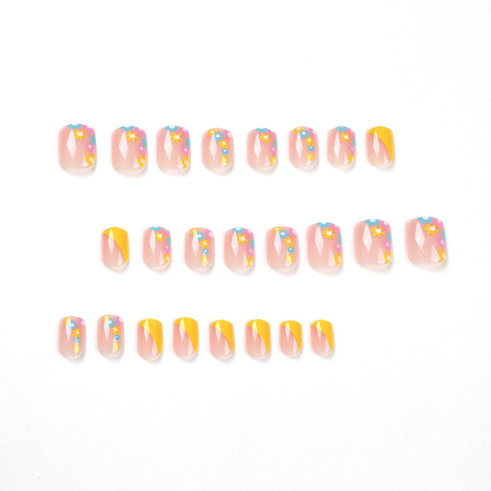 Acrylic Fake Nails Removable Nail Pieces Daily Wear Artificial Nails Nail Art Decoration