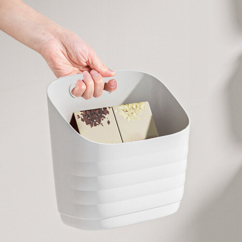 Wall-Mounted Storage Box, Multi-Layer Bathroom & Kitchen Organizer, Stackable No-Drill Hanging Bin for Toiletries – Space Saving