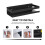 1Set Kitchen Spice Rack Black Rectangular 11.4X4.1X2.2in 304 Stainless Steel Wall Mounted Storage 5
