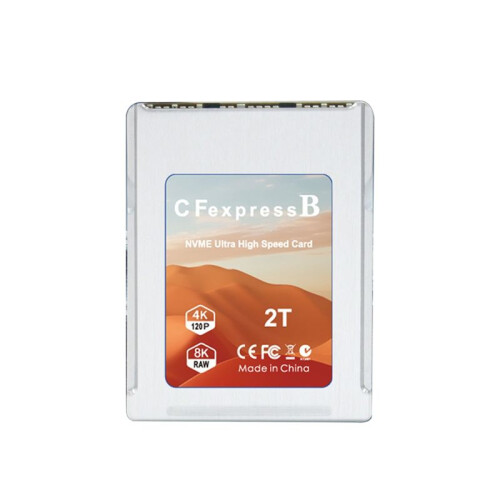 NVME Till CFExpress Typ B-Adapter M2 M-Key Expansionskort, Stöder PCIE4.0 2230 SSD för Kameror