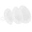 Suporte para bolo de três andares, feito de plástico PP branco, para fácil armazenamento. 30 cm (11,8 polegadas) 3