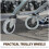 Round Wheelchair Wheels Replacement Grey Iron 2 Pcs 2