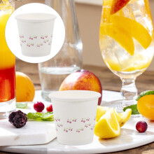 OULII100 gobelets en papier pour boissons festives, mini gobelets en papier pour café et jus de fruits, 50 ml