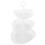 Suporte para bolo de três andares, feito de plástico PP branco, para fácil armazenamento. 30 cm (11,8 polegadas) 8