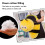 Μαξιλάρι βελούδου Jumbo Bumble Bee - Υπερ-μαλακό λούτρινο παιχνίδι 17,7 ιντσών για παιδιά 7