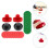 Air Hockey Pucks and Pushers Set Plastic 3