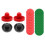 Air Hockey Pucks and Pushers Set Plastic 4