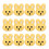 Rabbit-Shaped Resin Buttons Yellow 12 pcs 1