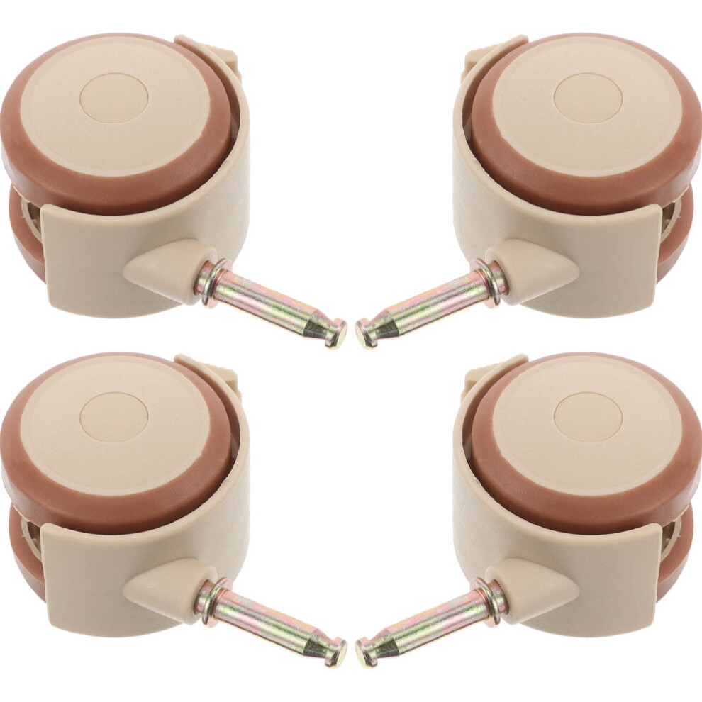Silent Caster Swivel Wheels Crib Caster Wheel Rubber 4Pcs For Furniture Parents 9065194461182