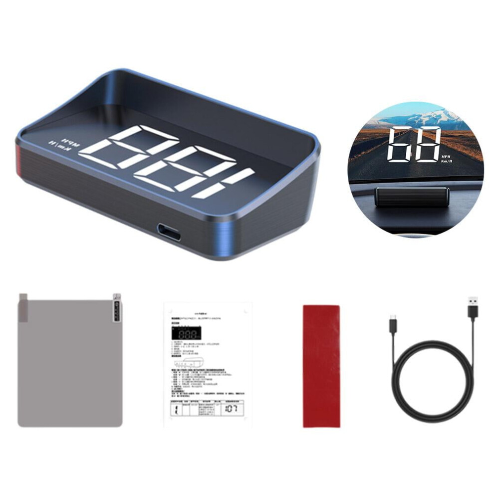 Car Speedometer Digital Hud Head Up Display Universal Gps Projectors Speedomete White 9122141084341