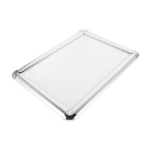 A4 Aluminum Alloy Snap Frame Wall Mount Picture Frame for Posters Ads Office Certificates 1 Set