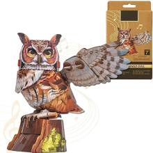 DIY Bird 3D Puzzle Kit with Call Sound, Kraft Paper Educational Toy for Adults & Teens – Birthday, Christmas Gift, Home Decor