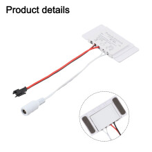 Interrupteur tactile intelligent 12V 5A, idéal pour les miroirs en verre et acrylique.