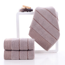 Lot de 1 serviette de bain 100 % coton, séchage rapide, ultra-absorbante, légère, douce, marron (73 x 33 cm)