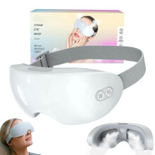 Steam Therapy Eye Mask, Hot/Cold Compress, USB Rechargeable, Soft Silicone, for Dry Eyes & Migraine Relief – Compatible with USB-C