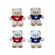 Valentine's Day Plush Bear with Heart Motif 1 Piece