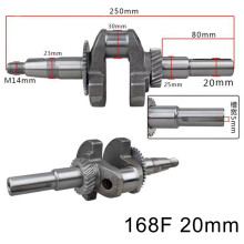 Generator Crankshaft For 2KW-5KW petrol Generators Fits 168F188F And 192F 168F 20MM